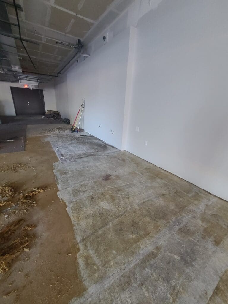 demolition walls at Lace Envy Alterations, a bridal seamstress in Spokane